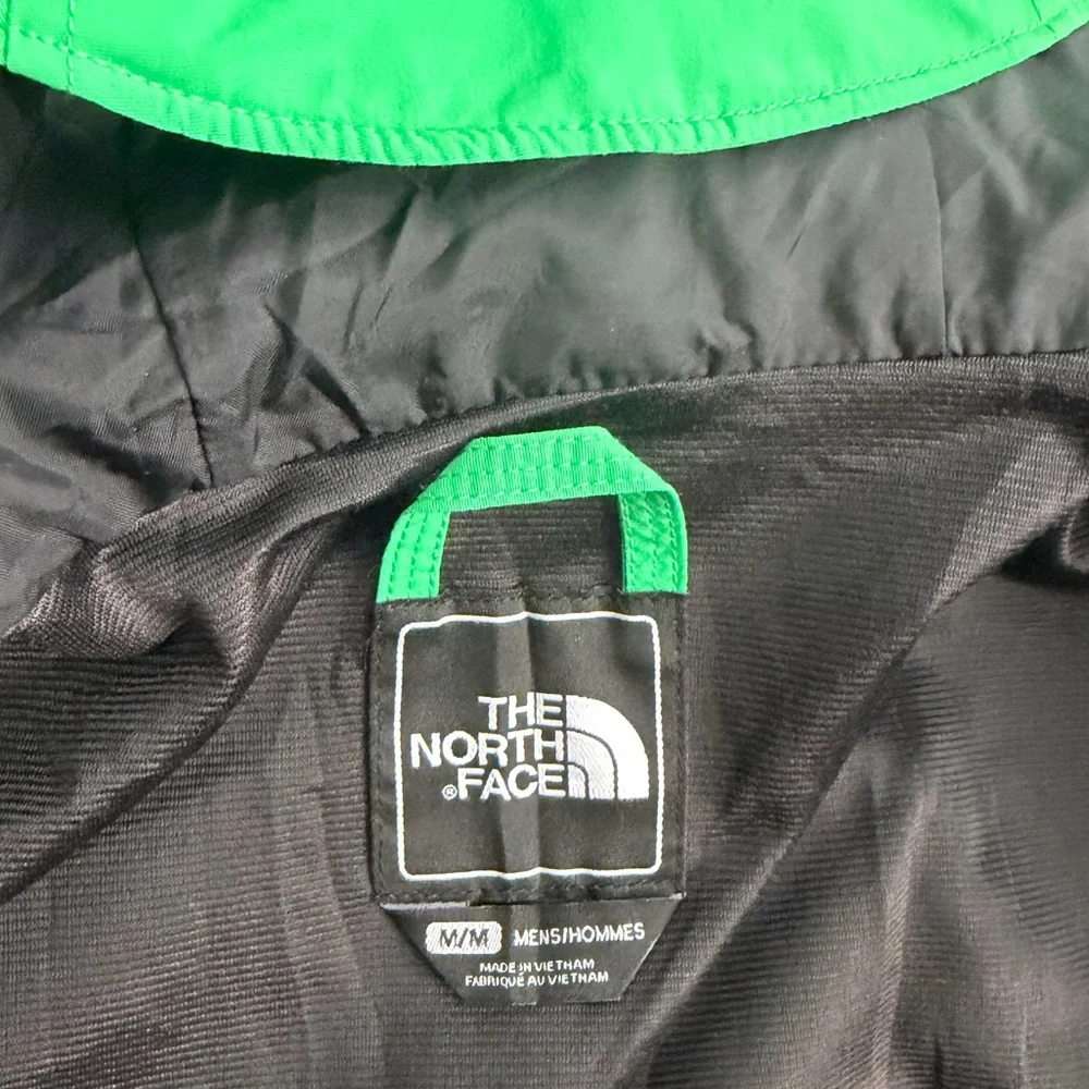 The North Face Men’s HyVent Colorblock‎ Hooded Windbreaker Jacket Green Brown M